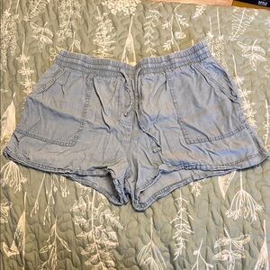 Light Blue Women's Athletic Shorts